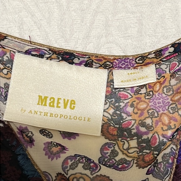 Anthropologie Maeve Quartier Latin floral boho Dress size small - Picture 9 of 10